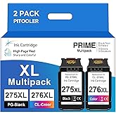 PG-275 XL/CL-276 XL High Yield Compatible for Canon 275XL 276XL Ink Cartridge Compatible for Pixma TS3720 TR4720 TR4700 TR472