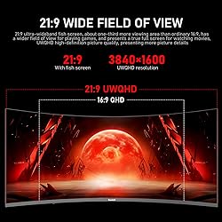 Gawfolk 38 Inch Ultrawide Curved 144Hz Gaming