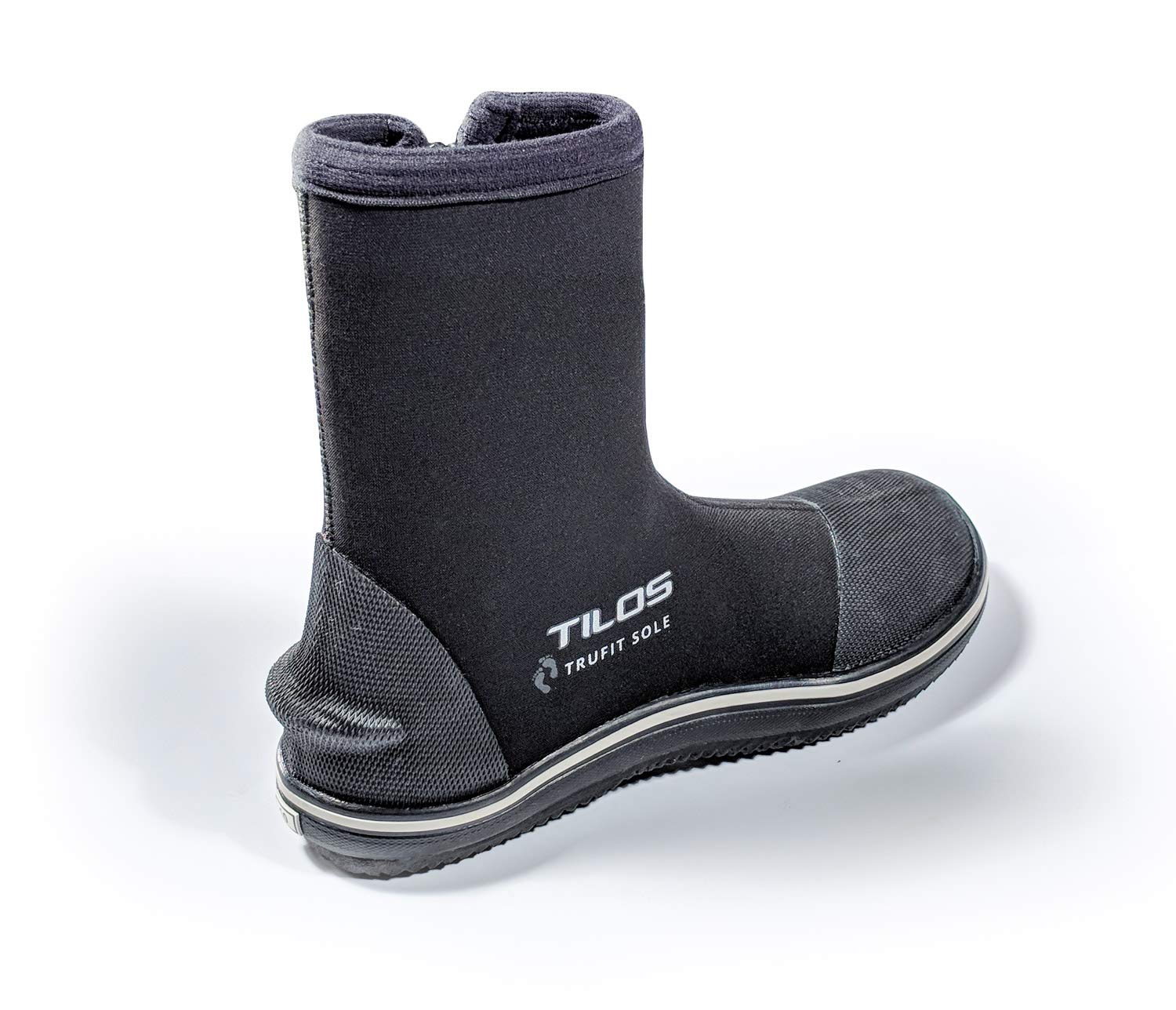First Truly Ergonomic Scuba Booties 5mm Titanium Tilos TruFit Dive