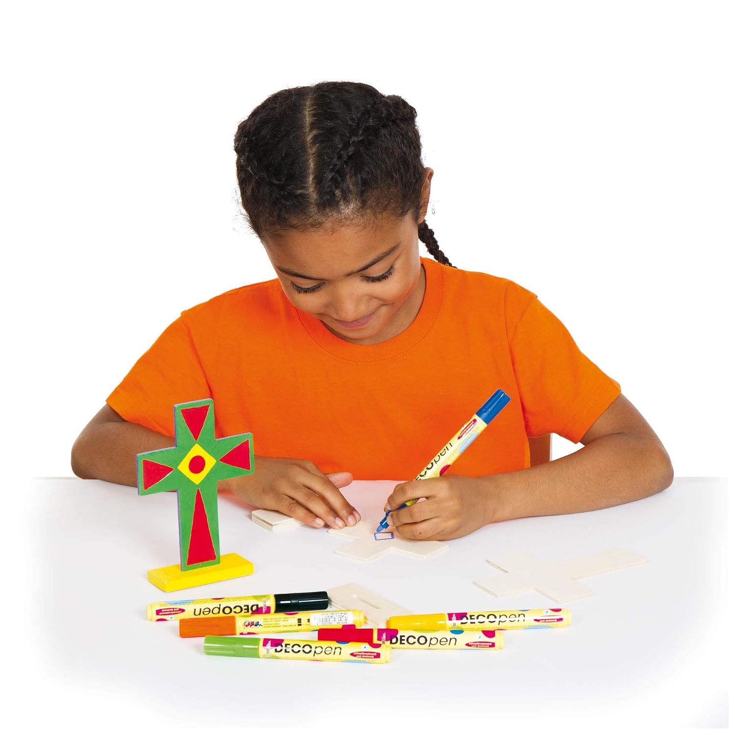 Baker Ross Wooden Stand Up Crosses - Pack of 4, Easter Crafts, Craft For Kids (AC638), Pack de 4 - Image 5