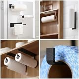 KAXIMON Under Cabinet Paper Towel Holder Wall Mounted Self Adhesive for Kitchen view 4
