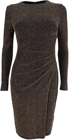 ralph lauren faux wrap dress