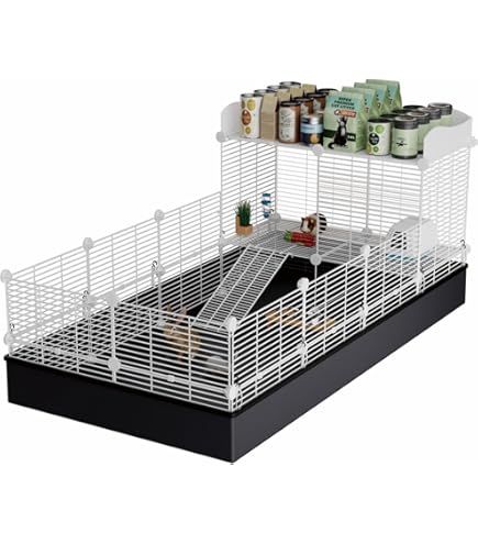 thumbnail image 2 of Two Tier Stackable Guinea Pig Cage - High Quality - Made In The UK 2 of 14