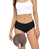 LEVAO Camel Proof Underwear for Women Seamless Underwear with Camel Concealer Toe No Show Yoga Bikini Workout Panties