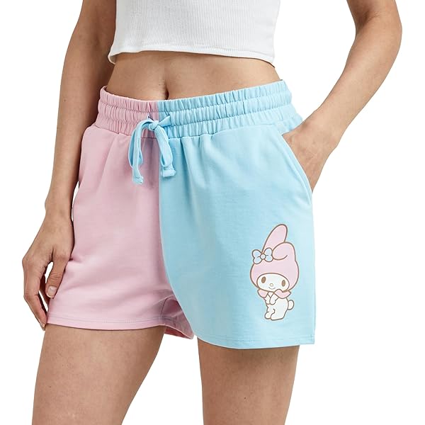 ウェア Sanrio x ALEXIA STAM] Terry Cloth Shorts NEW Bioworld - Sanrio My Melody Color Block Sweat Shorts | eBay