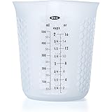 OXO Good Grips 2-Cup Squeeze & Pour Silicone Measuring Cup with Stay-Cool Pattern