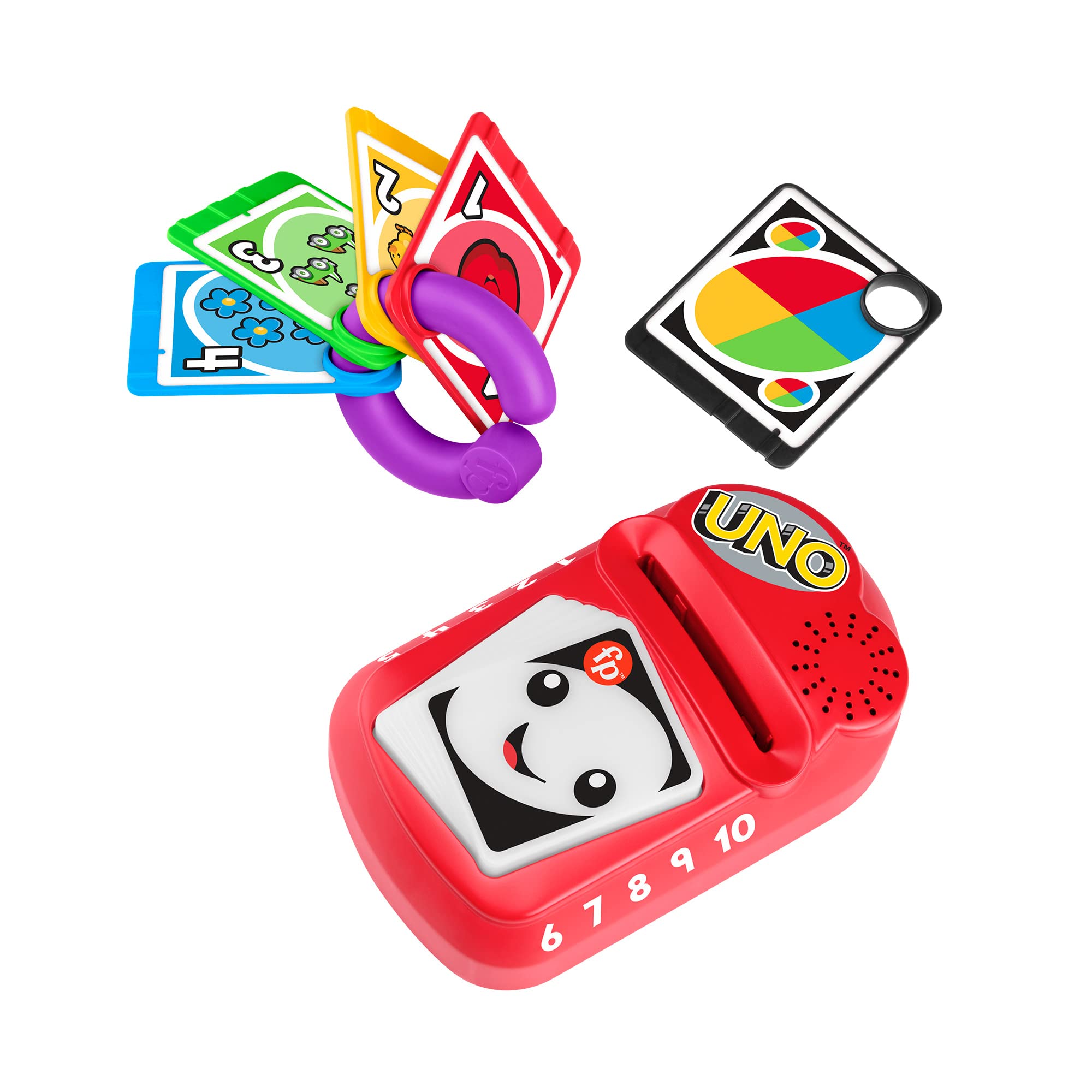 Fisher-Price Laugh & Learn Counting and Colors UNO - Multilanguage Edition, electronic learning toy for infants and toddlers ages 6 to 36 months, HHG94 — image 1