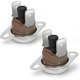 AZ4U 47-22861-01 Flame Rollout Limit Switch 2 Pack for Rheem Furnace SRL350 | RKHL-C120CL15E, RKHL-C120CL22E, RKHL-C120CM15E, RKHL-C120CM22E, RKKL-B090CL22EBGA, RKKL-B090CL22EBYG, RKKL-B090CL22EDNA