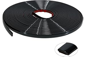 JSIWOTH 26.2 Ft Peel and Stick Trim, Shiny Black Waterproof Molding Trim for Walls Edges, Borders, Window Frames, Backsplash Tiles, Flexible and Self Adhesive Trim