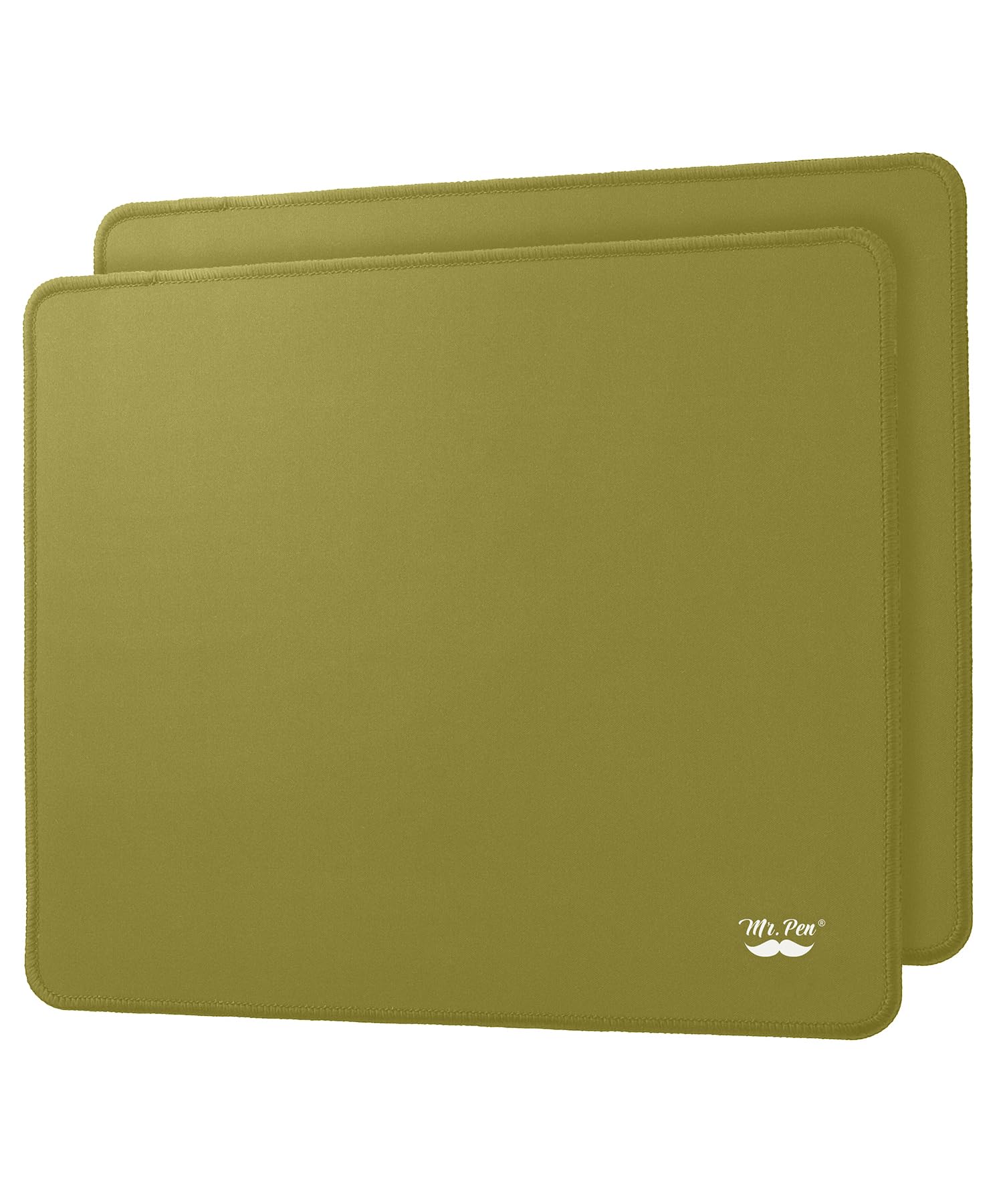 Photo 1 of Mr. Pen 2 Pack Green Gaming Mouse Pads, 12.8"x11.3"