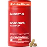 HumanN Cholesterol Health Daily Capsules, Lipid, &amp; Liver Support, 60 Ct | Aged Black Garlic &amp; Citrus Bergamot Extract, Clinically Studied Ingredients, Non-GMO, Once Daily, For Adults, Made in USA