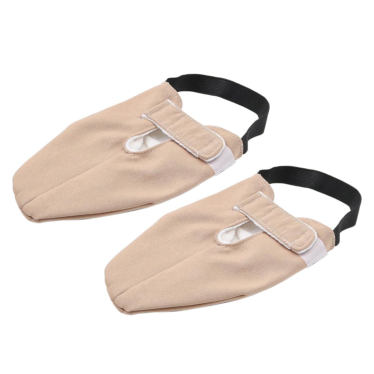 Ieron 2PCS Castor Oil Pack Wrap for Feet, Reusable Organic Castor Oil Pack Wrap Castor Oil Compress Pads Relieve Foot Muscles Pain (Oil Not Included)