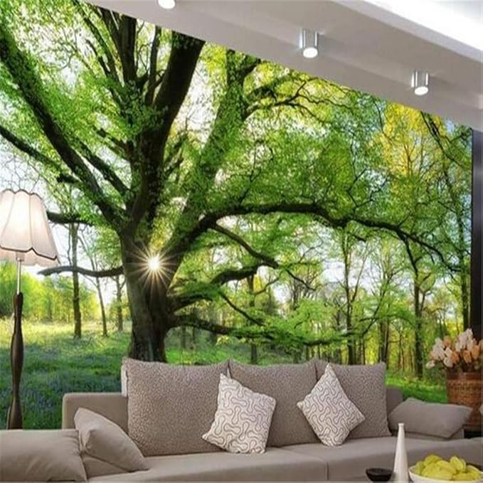 Dormitorio Personalizado 3D Foto Wallpaper Sala De Estar Mural Árbol De