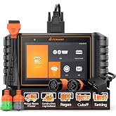 FOXWELL HD500 Heavy Duty Truck Scanner - Diesel Scanner with DPF Regen/Injector Cutoff/Limit Setting, Full System Diagnostic Scan Tool for Cummins, Detroit, Caterpillar, Paccar &amp; Pickup Trucks, Black