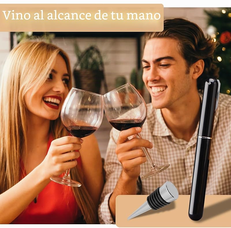 Abridor de Botellas, Sacacorchos, Reutilizables Tapones, 3 PCS — foto 7 de 7