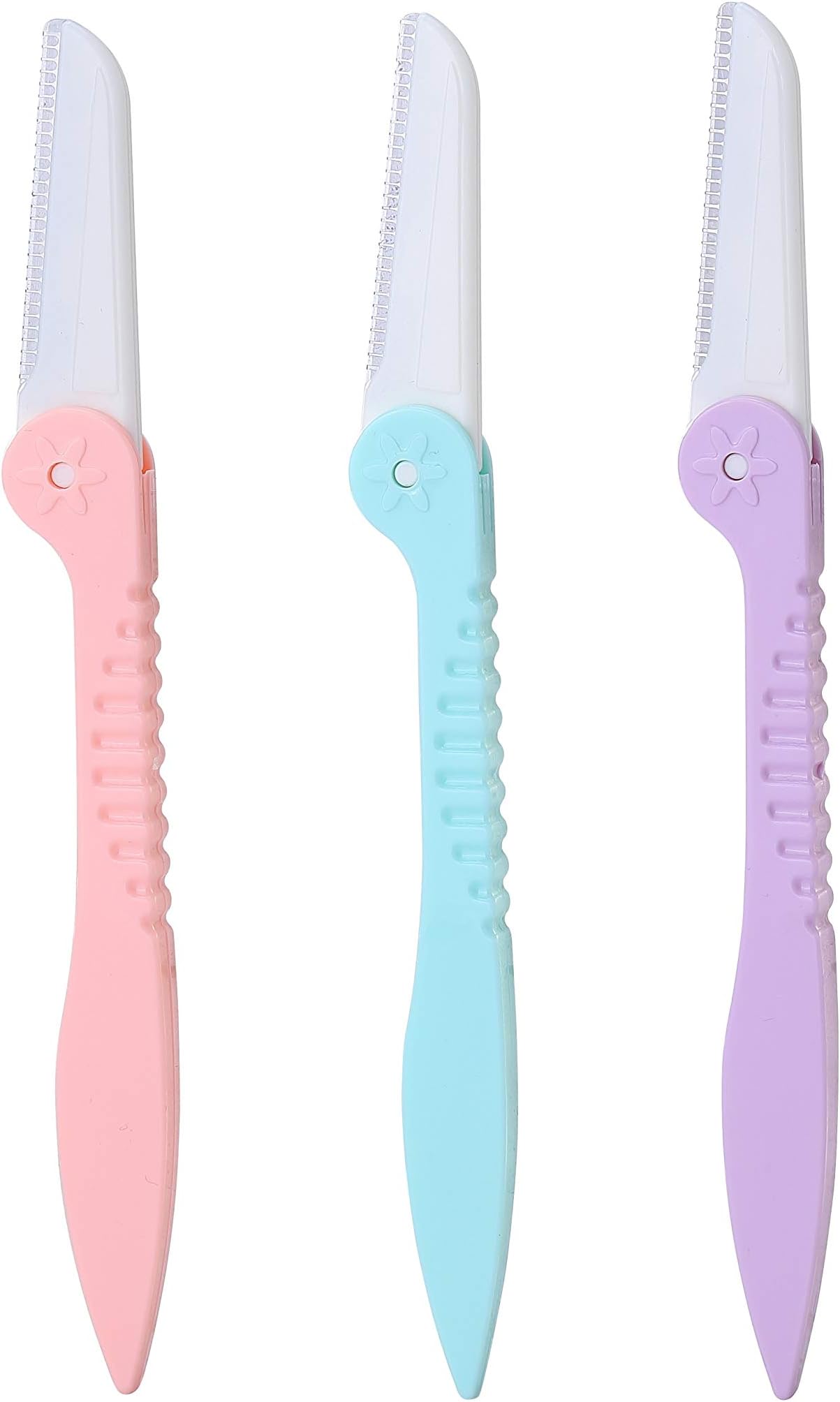 3 Pcs Foldable Eyebrow Razor and Face Razors for Women, Eyebrow Shapers Razors Shavers