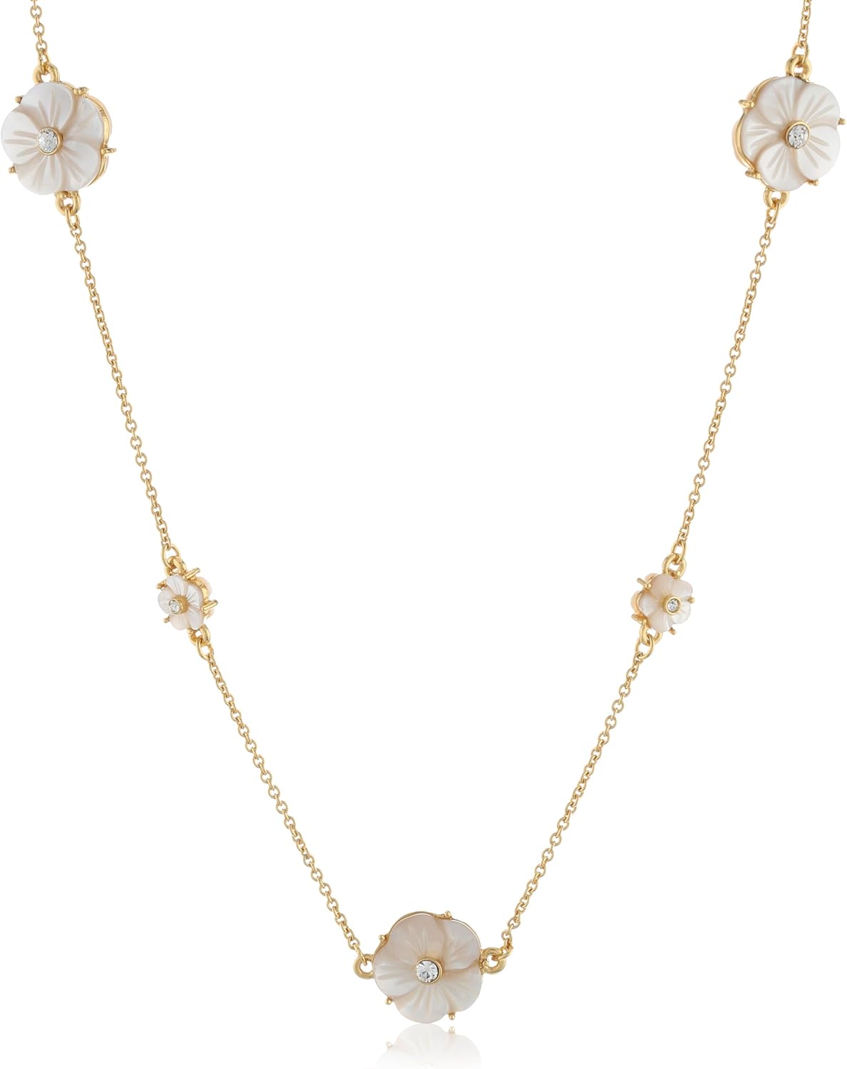 Kate Spade New York Crystal Corsage Scatter Necklace, 32