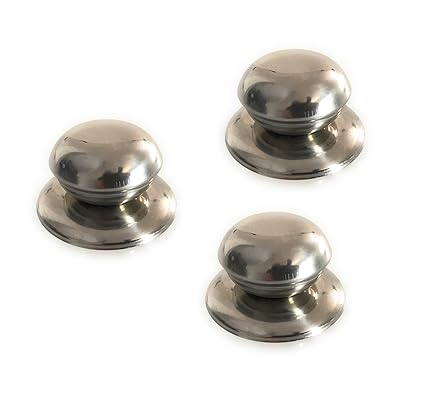 Kerafactum® - 3 Stück Universal Topfdeckel Ersatz Griff Set Ersatzgriff Topfdeckelgriff Deckelknopf Deckelgriff Knauf als Ers