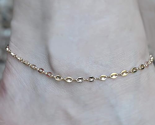 Chaine de cheville grain de cafe Clearance