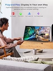 UPERFECT Portable Monitor 15.6", 125% sRGB 1080P