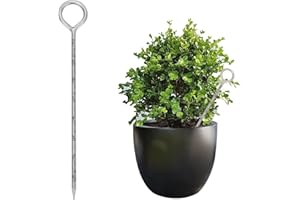 10 Inches Soil Sampler Probe, Circular Handle Soil Meter Easy to Use Portable Stainless Steel Soil Probe Rod for Plants Garde