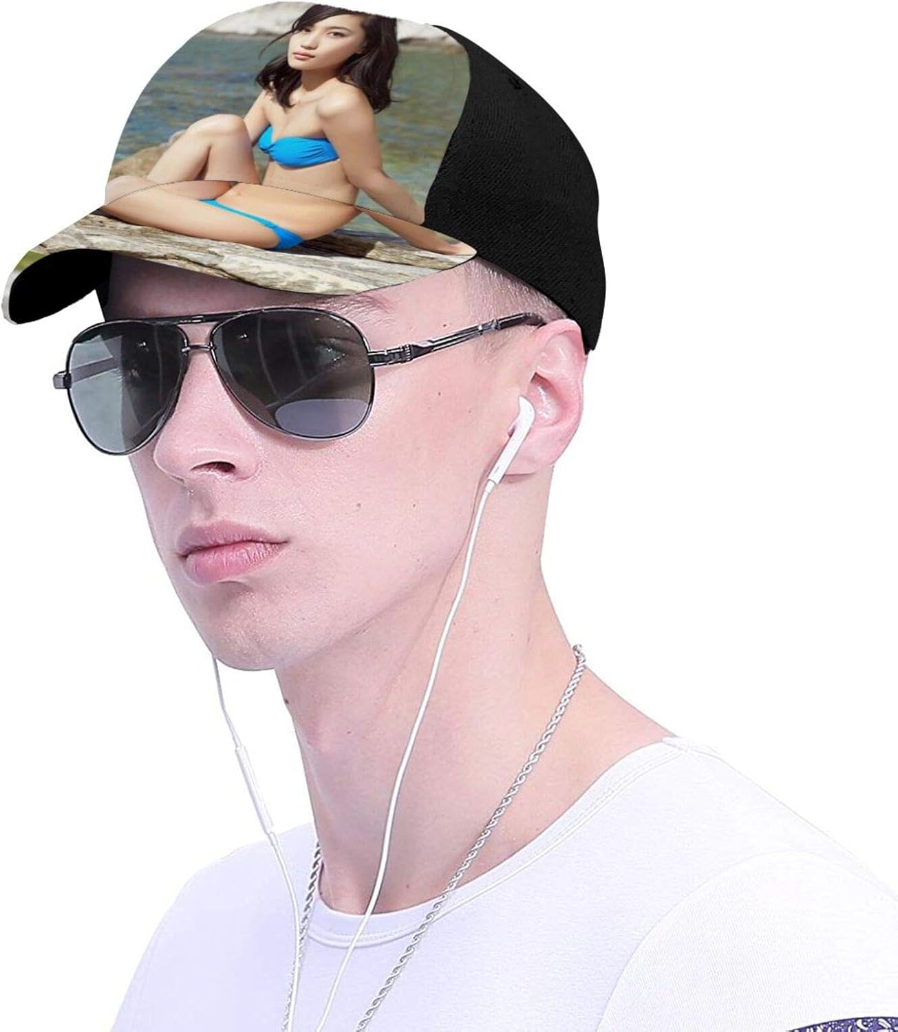 Amazon カーブしたエッジの野球帽 川口春奈 ベースボール キャップ野球帽 帽子 カジュアル スポーツ キャップ 紫外線対策 日よけ 平ひさし帽 登山 釣り ゴルフ 運転 アウトドアなどに 男女兼用 キャップ 通販