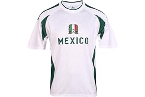 SURUIDA Fan Soccer Jersey-Brazil,Argentina,Mexico&USA Jersey，Men Football Shirt Soccer Wear for Sports Training