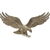 Whitehall Products Decorative Wall Eagle, 29-Inch, Antique Brass