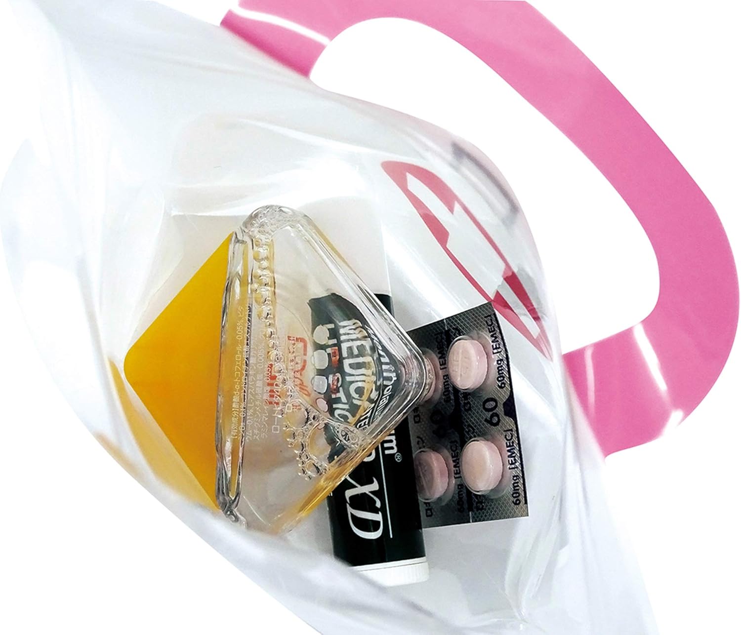 Amazon Co Jp エピオス 絆創膏ケース お薬ポーチ に かわいい 救急箱 シッパーポーチ ホワイト レッド 3pセット 7337 ホーム キッチン