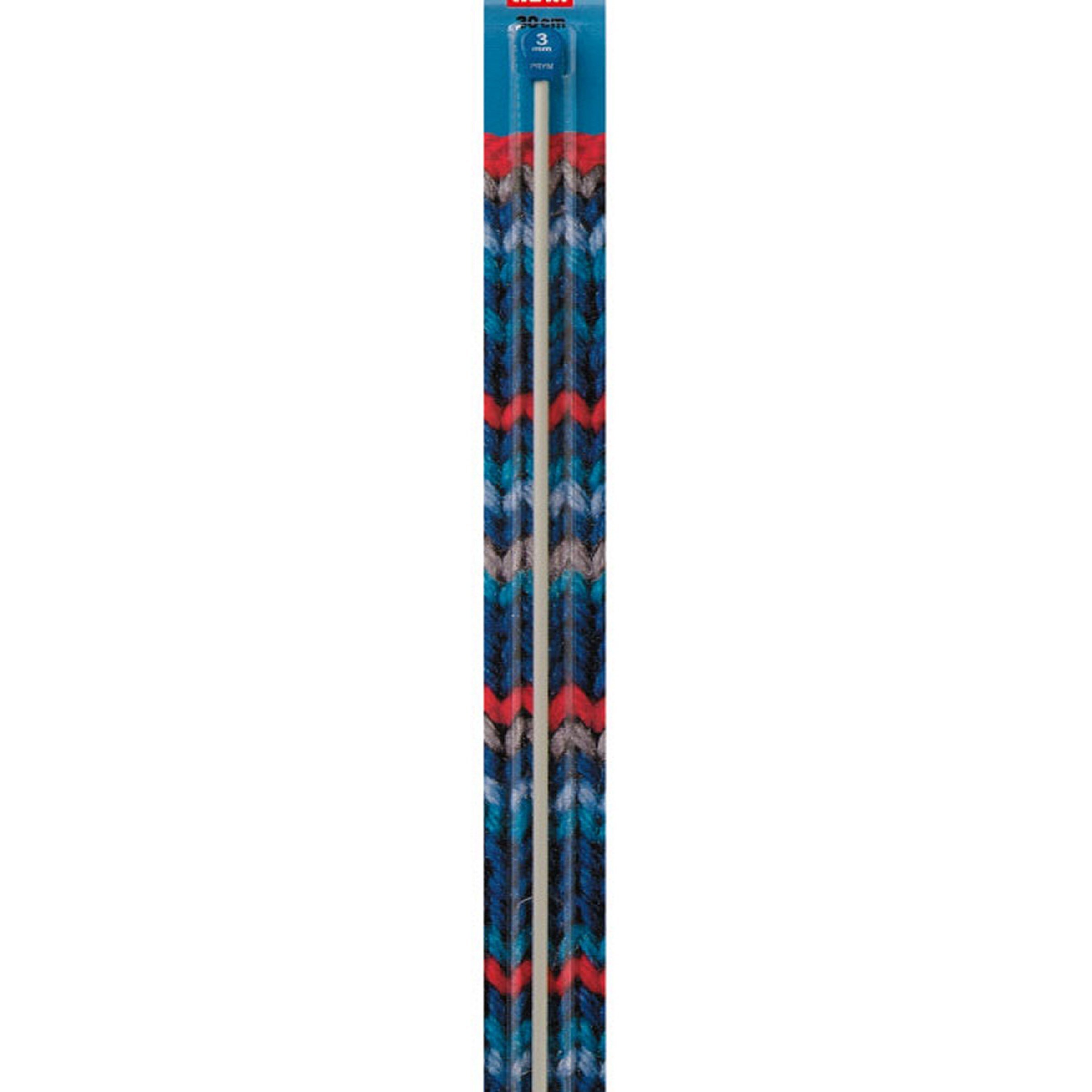 Prym 195215 Tunisian Crochet Hooks Aluminium 30 cm 3.00 mm Grey, 100%, Ø 3mm, 30cm