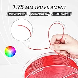 AMOLEN TPU 3D Printer Filament 1.75mm, Flexible