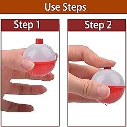 Fishing Folats Bulk Hard ABS Bobbers Snap-on Floats