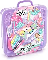 Canal Toys Airbrush Art Activity Case with 8 Colors 10 Stencils Kids Gift 6+ view 3
