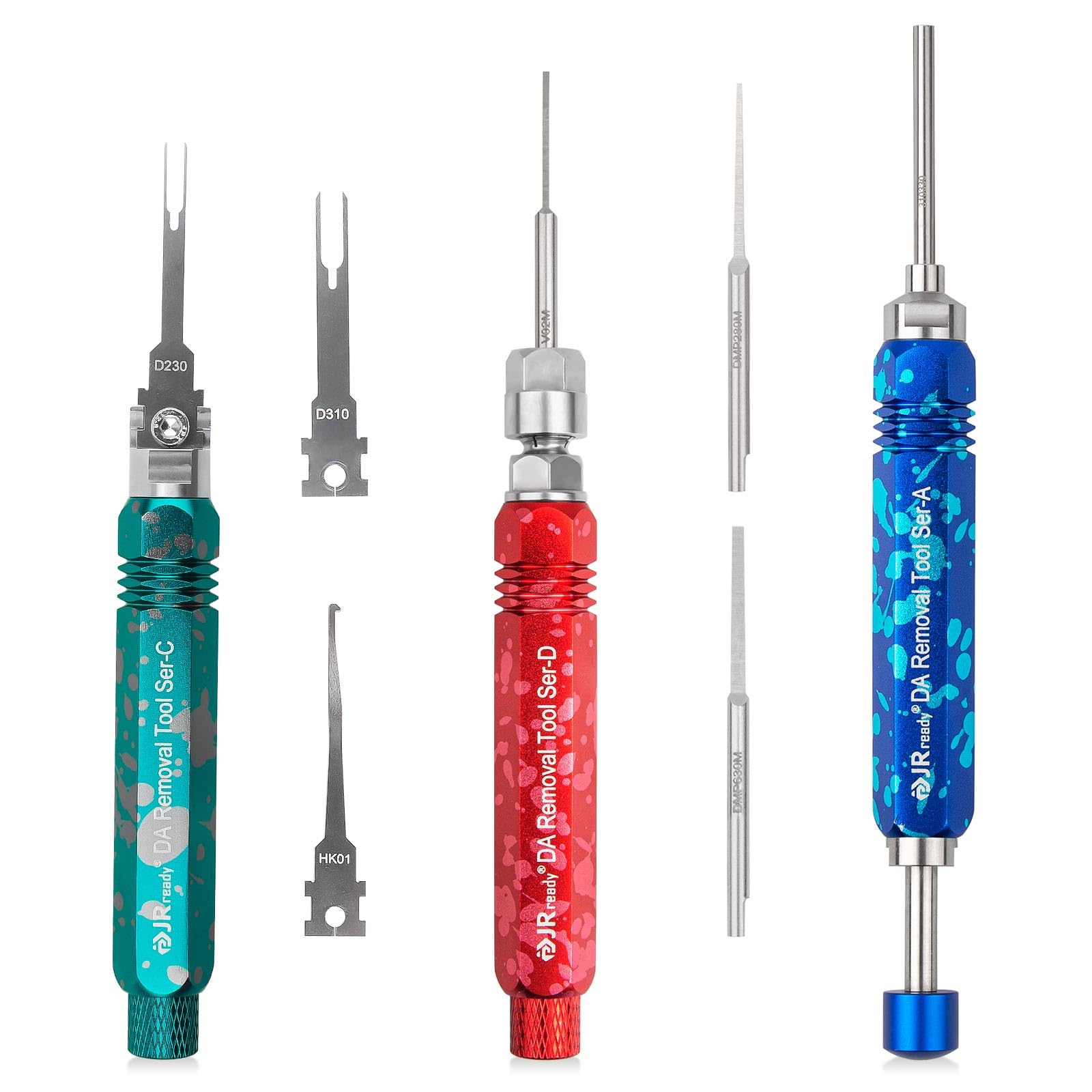 Photo 1 of JRready ST5266 Electrical Pin Removal Tool Kit for AMP/Metri Pack/Weather Pack Series Connector, Car Repair Pin Extractor Tool for Electrical Harness terminals and Connectors