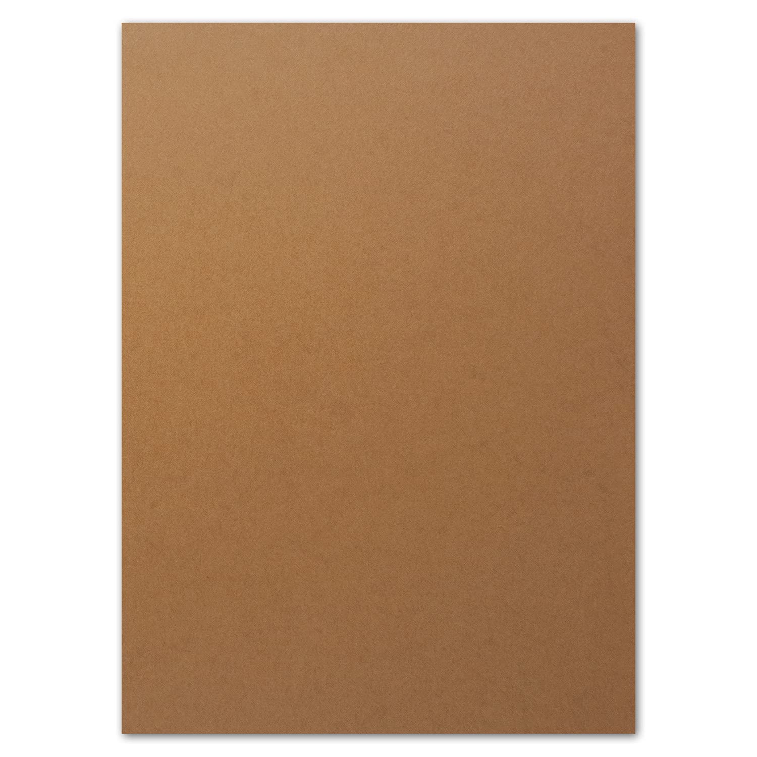 50x DIN A4 paper - chestnut brown (brown) - 110 g m² - 21 x 29.7 cm - writing paper, craft paper, construction paper, letterhead