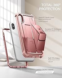 Dexnor for iPhone Xs max Case, [Built in Screen