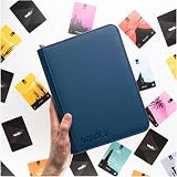 Vault X 4 Pocket Trading Card Zip Binder Blue 160 Cards Exo-Tec view 7