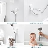 TAILI Suction Shower Head Holder 3 KG, No Drill, Height & Angle Adjustable, view 9