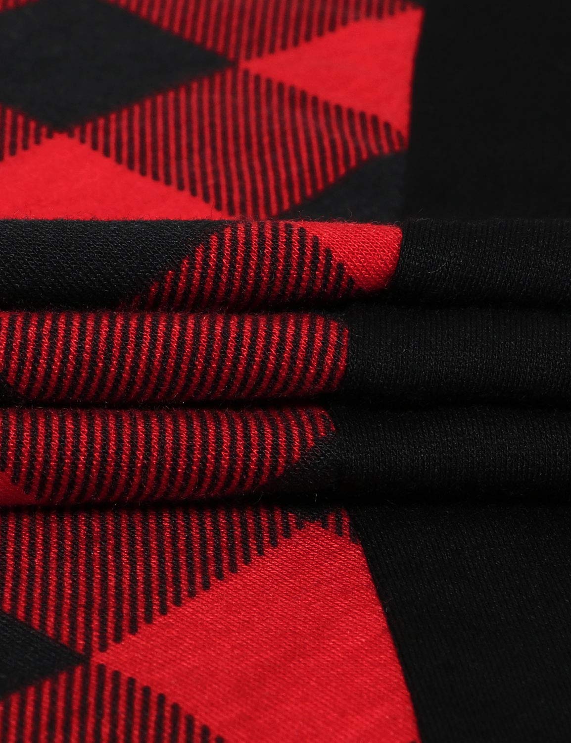 Marbetia Cotton Polyester No-Button Women Blouses Short Sleeve Plaid Print Loose Raglan Street Wear Chiffon Dress XX-Large Black Oversize