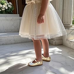 Tegeek Girls Toddler/Little Kid Mary Jane Flats