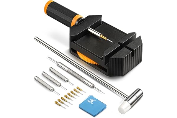 JOREST Watch Link Removal Kit, Resizing Tool for Bracelet Adjustment & Replacement, Pin Remover for Sizing Strap, Watch Adjus