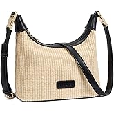 BOSTANTEN Straw Crossbody Bags for Women Raffia Clutch Shoulder Purse Handbags for Beach, Vacation, Daily Use