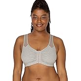 Fruit of The Loom Womens Comfort Front Close Sport Bra with Mesh Straps