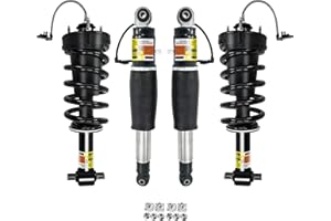 ARSTAK 84176631 84176675 4 PCS Front Struts & Rear Air Shock Assembly w/Magnetic Compatible with Cadillac Escalade ESV, for Chevy Tahoe LTZ Suburban, for GMC Yukon XL 2015-2020