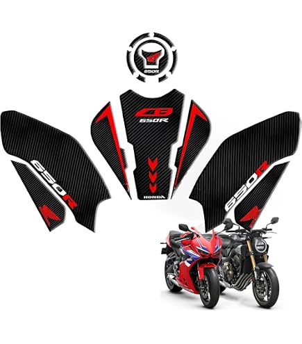 Labelbike 3D Resin Tank Pad Sticker For Honda CBR 650R – Light Blue, Handmade Italian-Made Protection & Decoration For Motorcycle Gas Tank
