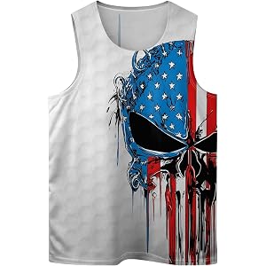 Amasnay Cowboy Cat Riding Dinosaur Mens Tank Tops Summer Sleeveless Tee Cool Workout T-Shirts Beach Novelty Undershirts