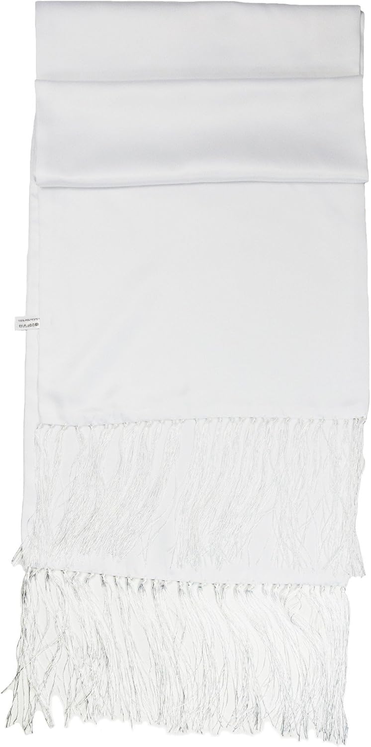 Mens White Satin Dress Scarf(Size One size) Amazon.co.uk Clothing