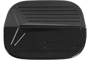 Fuel Tank Cap Cover Trim, Carbon Fiber Style, ABS Material, Replacement for Civic 11th 2022 + - Durable Protection, Scratch R