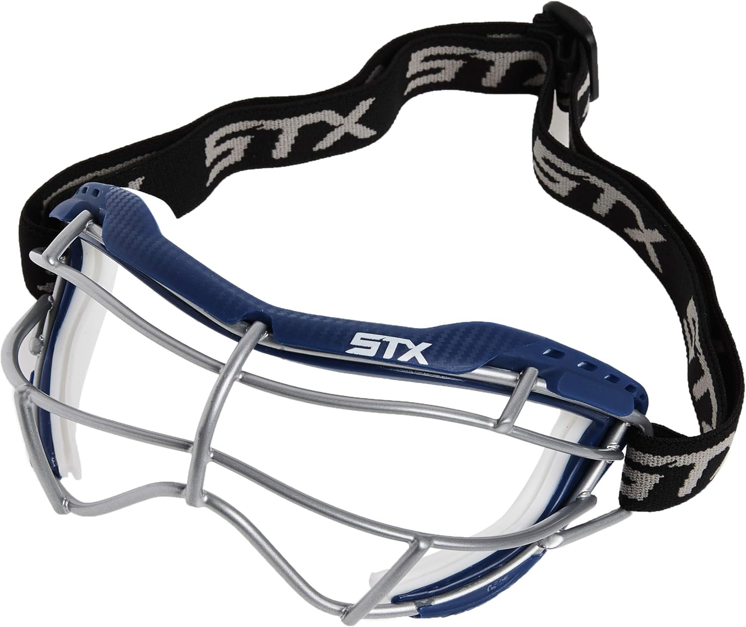 STX Lacrosse Focus-S Goggle, Royal/White: Sports & Outdoors