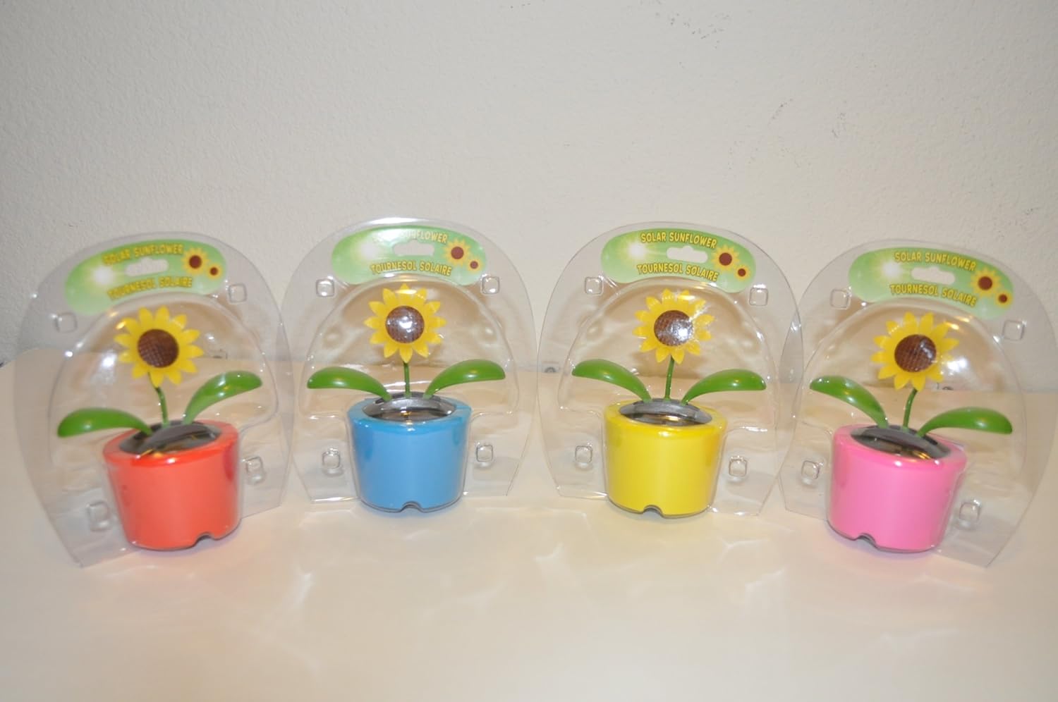 Solarpowered Dancing Sun Flowers, Pack of 4 Home & Kitchen